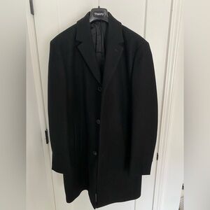Theory Long Wool/Cashmere Coat